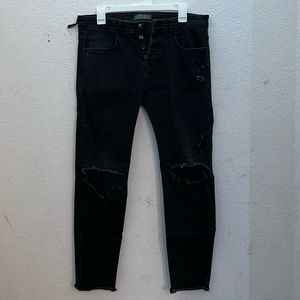 Zara Man Distressed Denim Mens Size 32